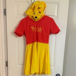 Disney Pooh Hooded Dress size small